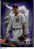Spencer Torkelson 2022 Bowman's Best RC Purple Refractor 227/250 Detroit Tigers