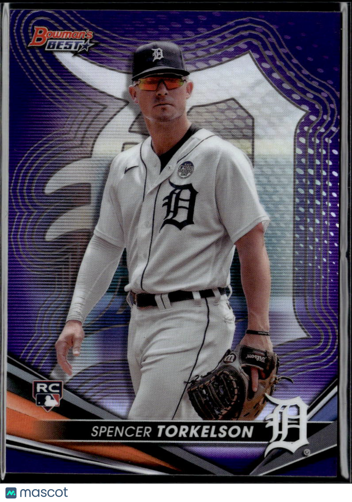 Spencer Torkelson 2022 Bowman's Best RC Purple Refractor 227/250 Detroit Tigers