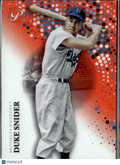 Duke Snider 2022 Topps Pristine Orange Refractor 7/25 Brooklyn Dodgers