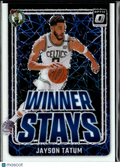 Jayson Tatum 2024-25 Optic Winner Stays White Velocity 22/59 Boston Celtics