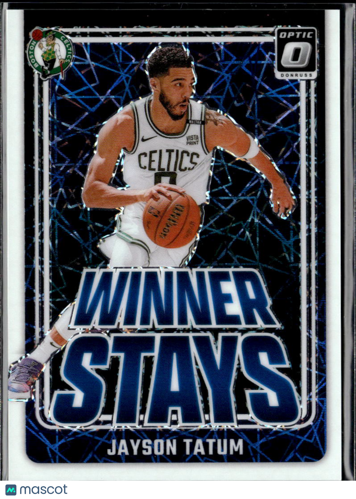 Jayson Tatum 2024-25 Optic Winner Stays White Velocity 22/59 Boston Celtics