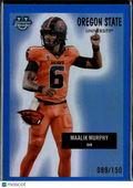 Maalik Murphy 2025 Bowman Chrome '55 Blue Refractor 89/150 Oregon State Beavers