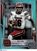LaNorris Sellers 2025 Bowman Chrome 1st Aqua Refractor RC South Carolina /325