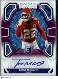 Trent McDuffie 2024 Elite Back to the Future Auto Autograph 40/49 KC Chiefs