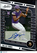 Dallas Turner 2024 Absolute Auto Autograph RC Rookie Minnesota Vikings