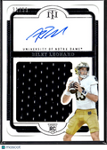 Riley Leonard 2025 National Treasures Auto Autograph Patch 31/99 Notre Dame