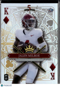 Jalen Milroe 2024 Wild Card 5 Card Rookie RC 3/3 Alabama Crimson Tide