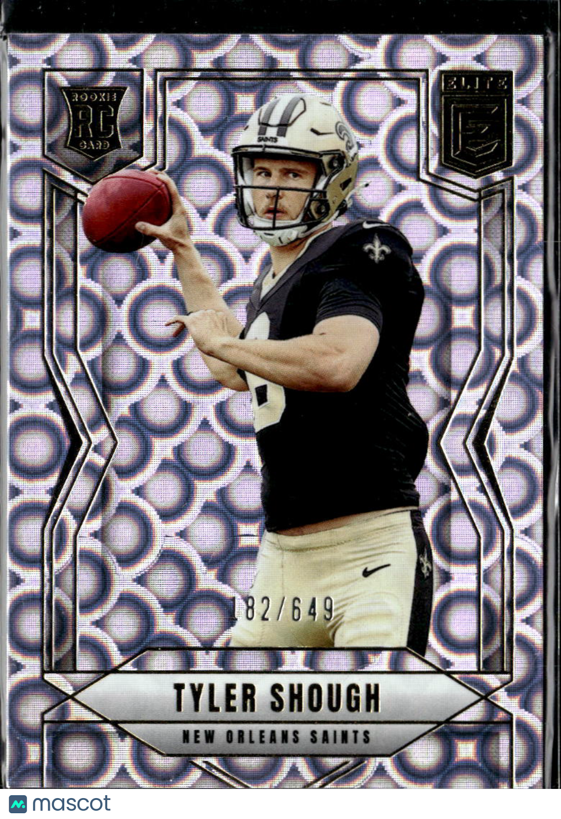 Tyler Shough 2025 Donruss Elite Rookie RC 182/649 New Orleans Saints