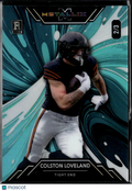 Colston Loveland 2025 Wild Card Metallix Rookie RC 2/3 Michigan Wolverines