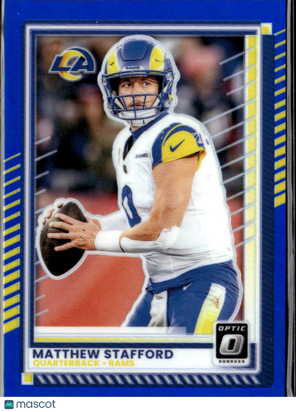 Matthew Stafford 2025 Optic BLUE Prizm 79/249 Los Angeles Rams