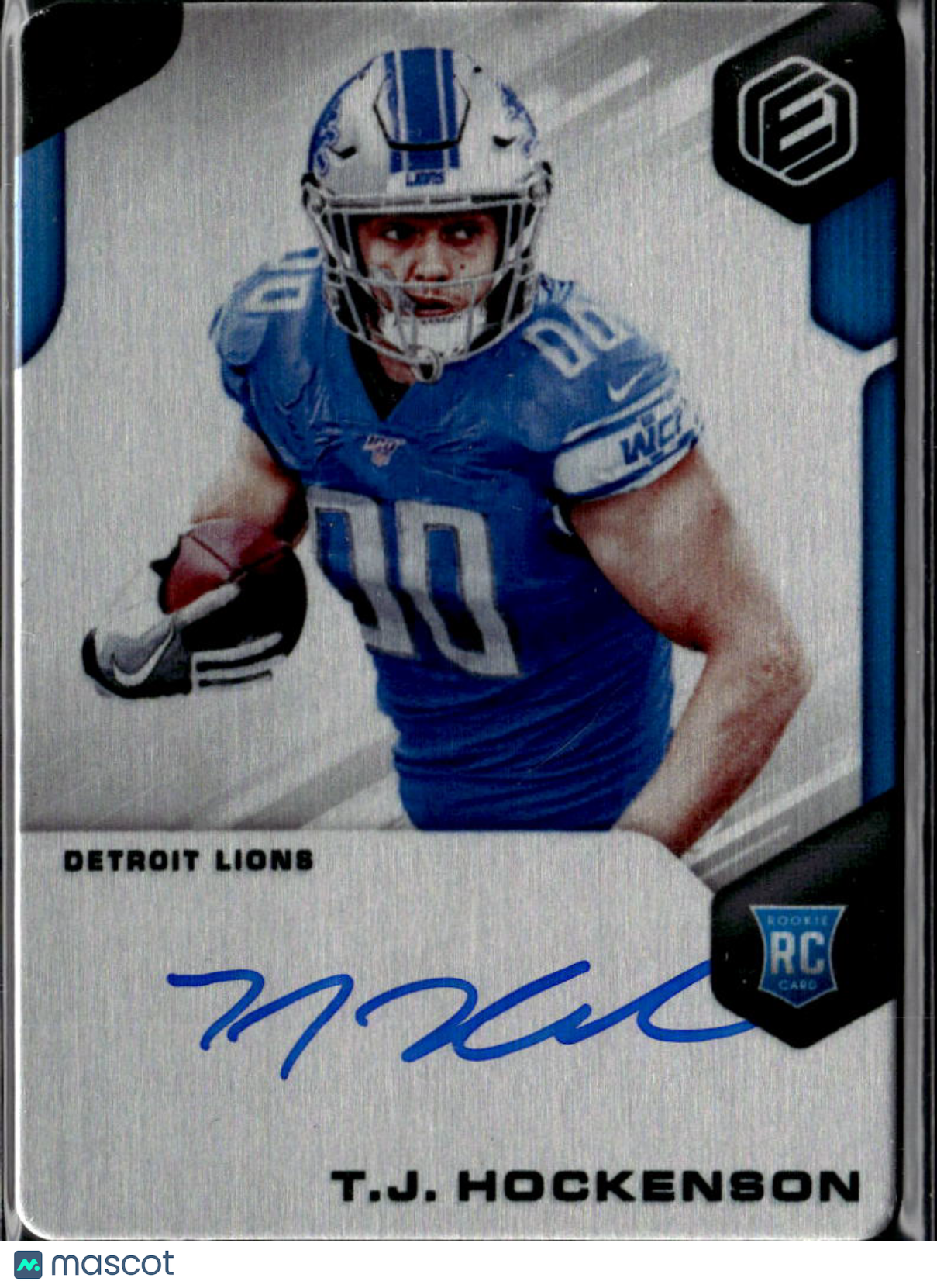 T.J. Hockenson 2019  Elements Auto Autograph RC 97/125 Detroit Lions