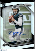 Kyle McCord 2025 Prizm Auto Autograph RC Silver Prizm Philadelphia Eagles