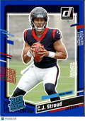 C.J. Stroud 2023 Donruss Rated Rookie Blue Press Proof RC Houston Texans