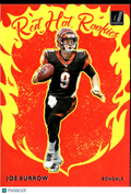 Joe Burrow 2020 Donruss Red Hot Rookies RC Cincinnati Bengals