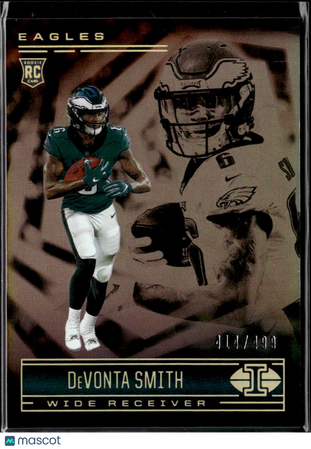DeVonta Smith 2021 Illusions Bronze Rookie RC 414/499 Philadelphia Eagles