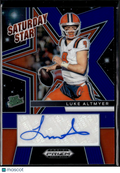 Luke Altmyer 2025 Prizm Draft Auto Autograph Blue RC Rookie Illinois 12/249