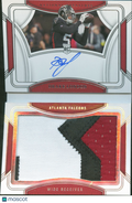 Drake London 2023 National Treasures Booklet Auto Autograph RC 16/49 Falcons