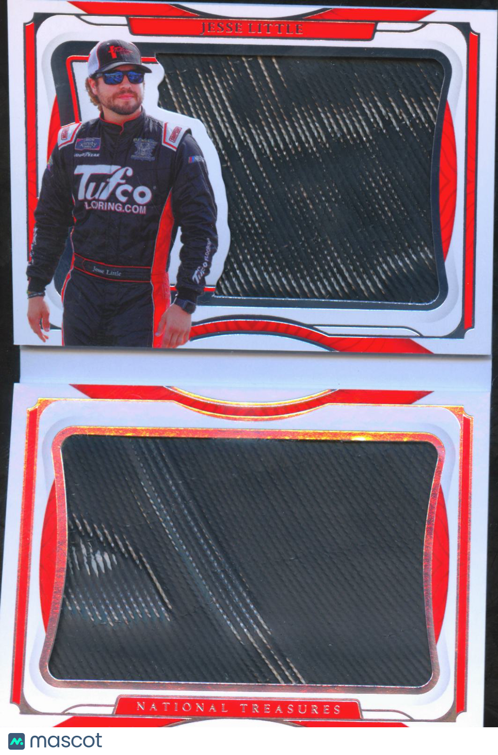 Jesse Little 2022 National Treasures Racing Race-worn/used material Tires 3/10