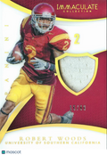 Robert Woods 2015 Immaculate Collection Jersey Patch /99 USC Trojans