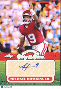 Michael Hawkins Jr. 2025 Leaf Future Glory of the Game Auto /99 Oklahoma Sooners