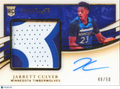 Jarrett Culver 2019 Immaculate Premium Patch RC Auto /50 Minnesota Timberwolves