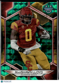 MarShawn Lloyd 2023 Bowman's Best University Teal Refractor /15 USC Trojans