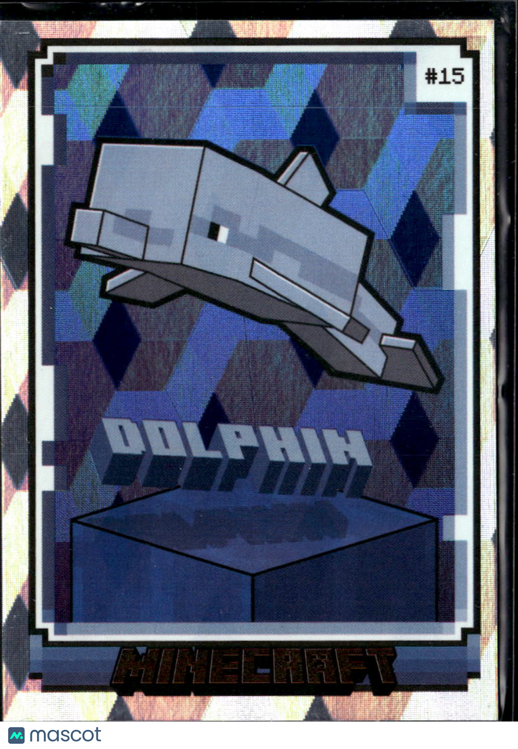 Dolphin 2024 Panini Minecraft Cubic Foil #15