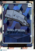Dolphin 2024 Panini Minecraft Cubic Foil #15