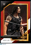 Roman Reigns 2022 Panini NXT WWE Red /199 NXT