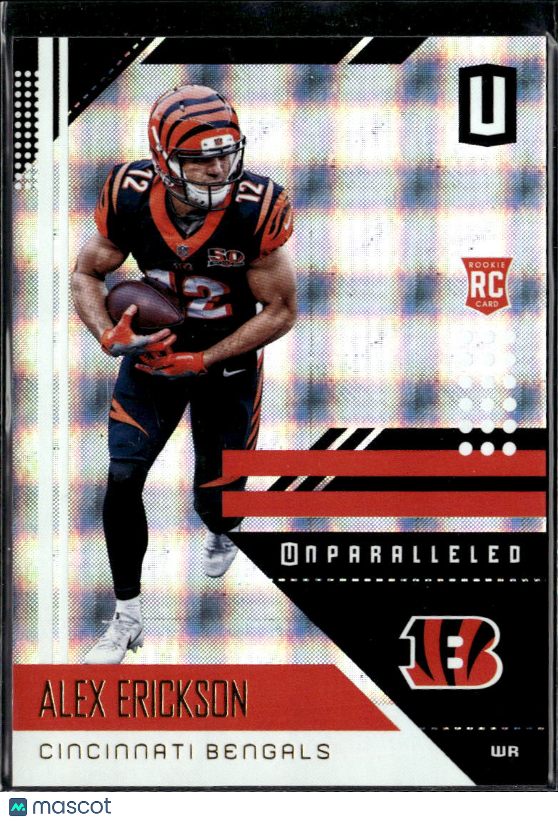 Alex Erickson 2018 Panini Unparalleled RC Superplaid /150 Cincinnati Bengals
