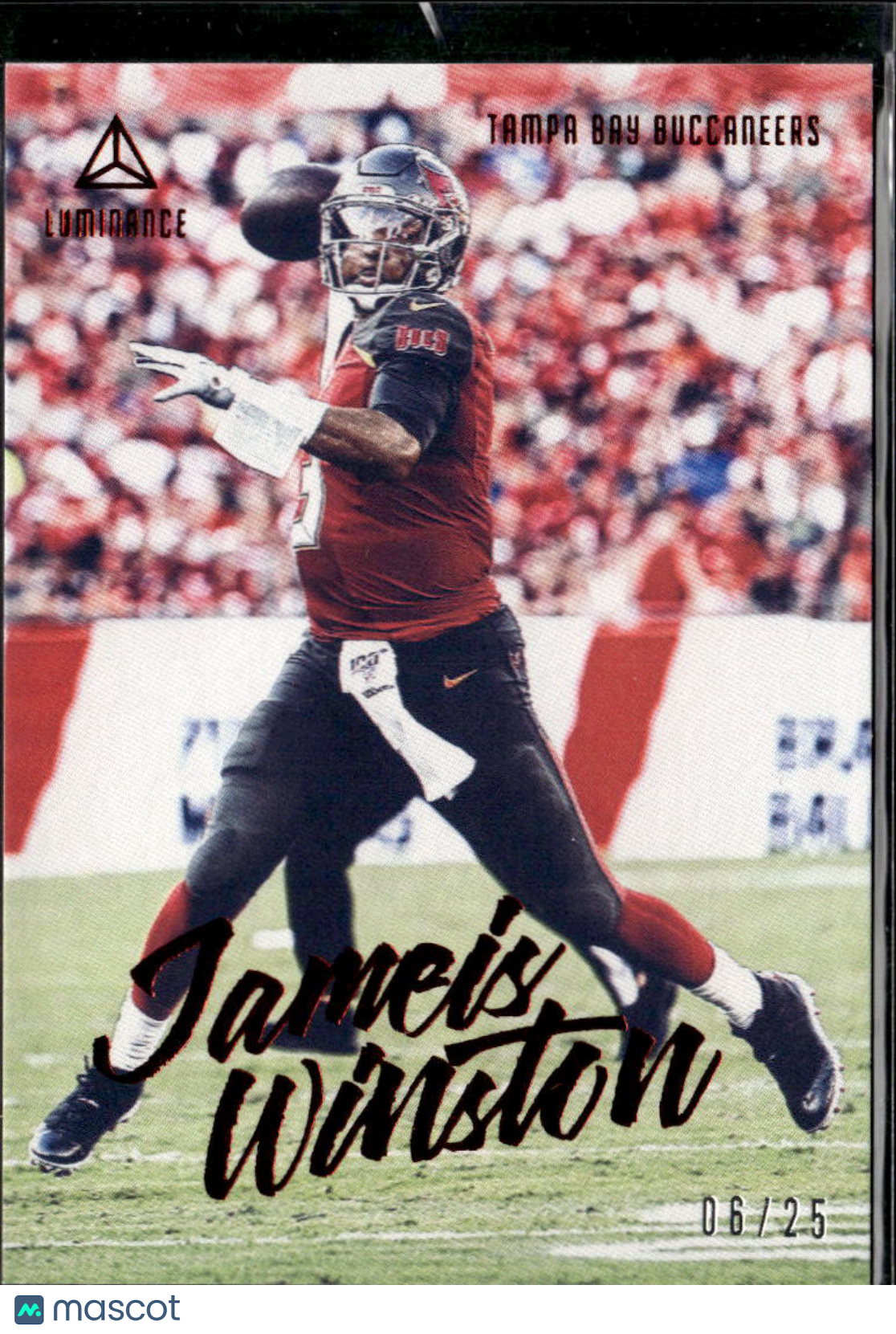 Jameis Winston 2020 Panini Luminance Red /25 Tampa Bay Buccaneers