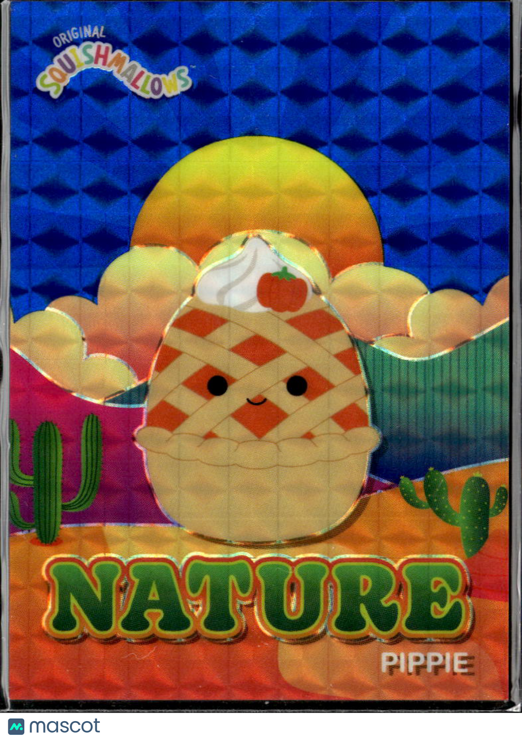 Pippie 2025 Panini Squishmallows Prizm Nature Squad #7 Blue /40