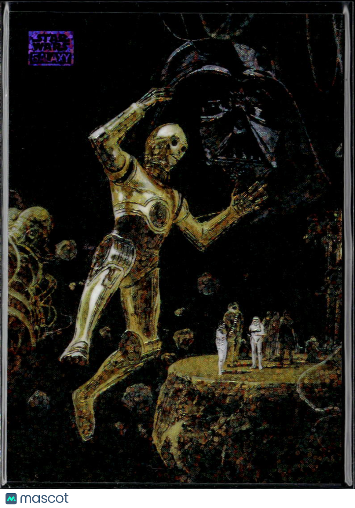 Protocol Droid 2021 Topps Star Wars Galaxy Chrome Purple Refractor 123/125 #18