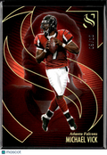 Michael Vick 2025 Silhouette GOLD 9/10 #63 Atlanta Falcons