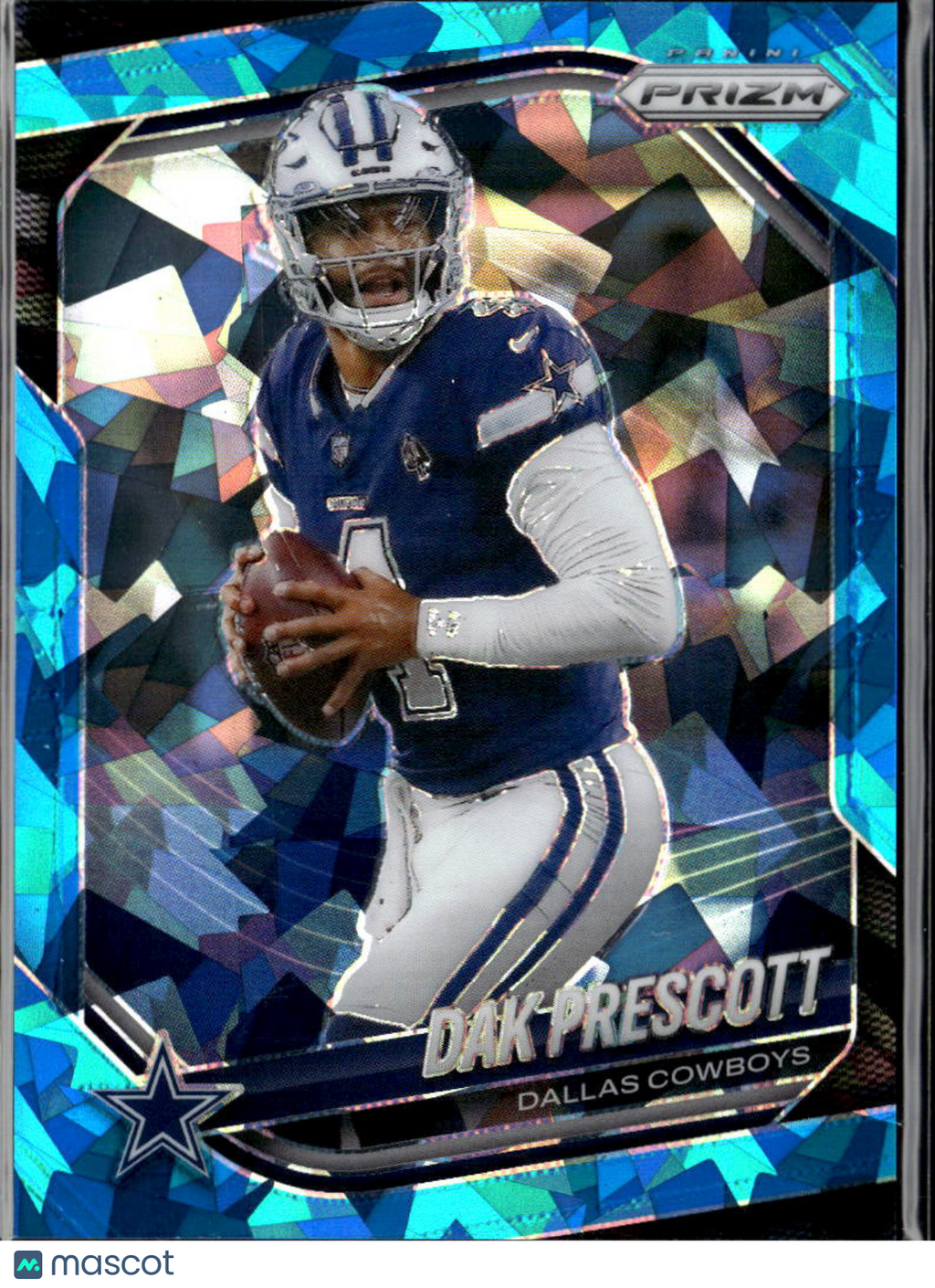 Dak Prescott 2025 Prizm Blue Ice Prizm 39/99 #57 Dallas Cowboys