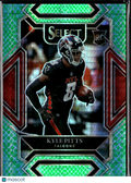Kyle Pitts 2021 Select Dragon Scale Prizm Rookie RC 19/89 Atlanta Falcons
