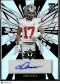 Chris Olave 2022 Leaf Valiant Auto Autograph RC Rookie 1/5 Ohio State Buckeyes