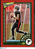 Desmond Ridder 2022 Classics RED Rookie RC 46/75 Atlanta Falcons