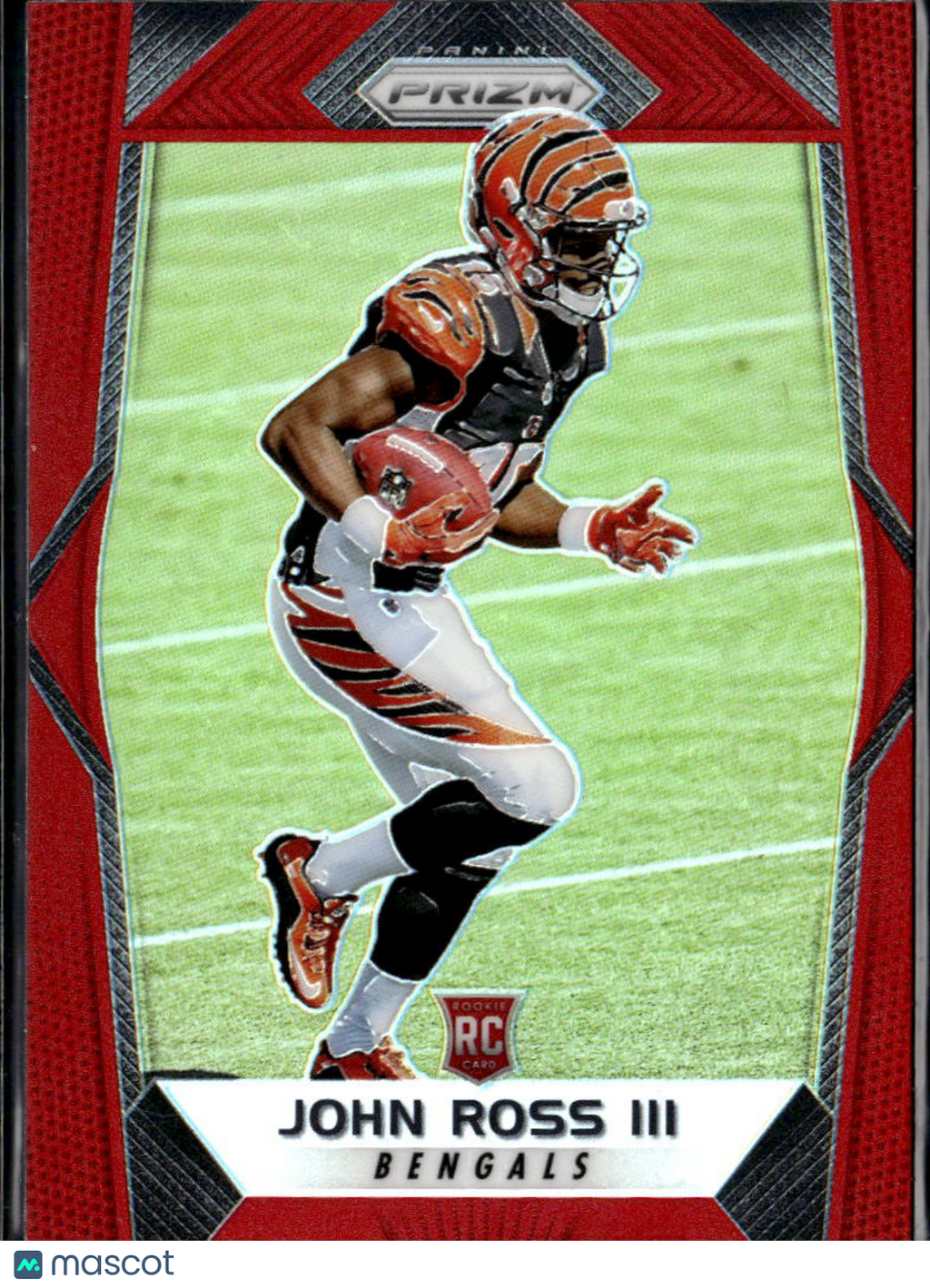 John Ross III 2017 Prizm Retail Red Prizm SSP Rookie RC Cincinnati Bengals