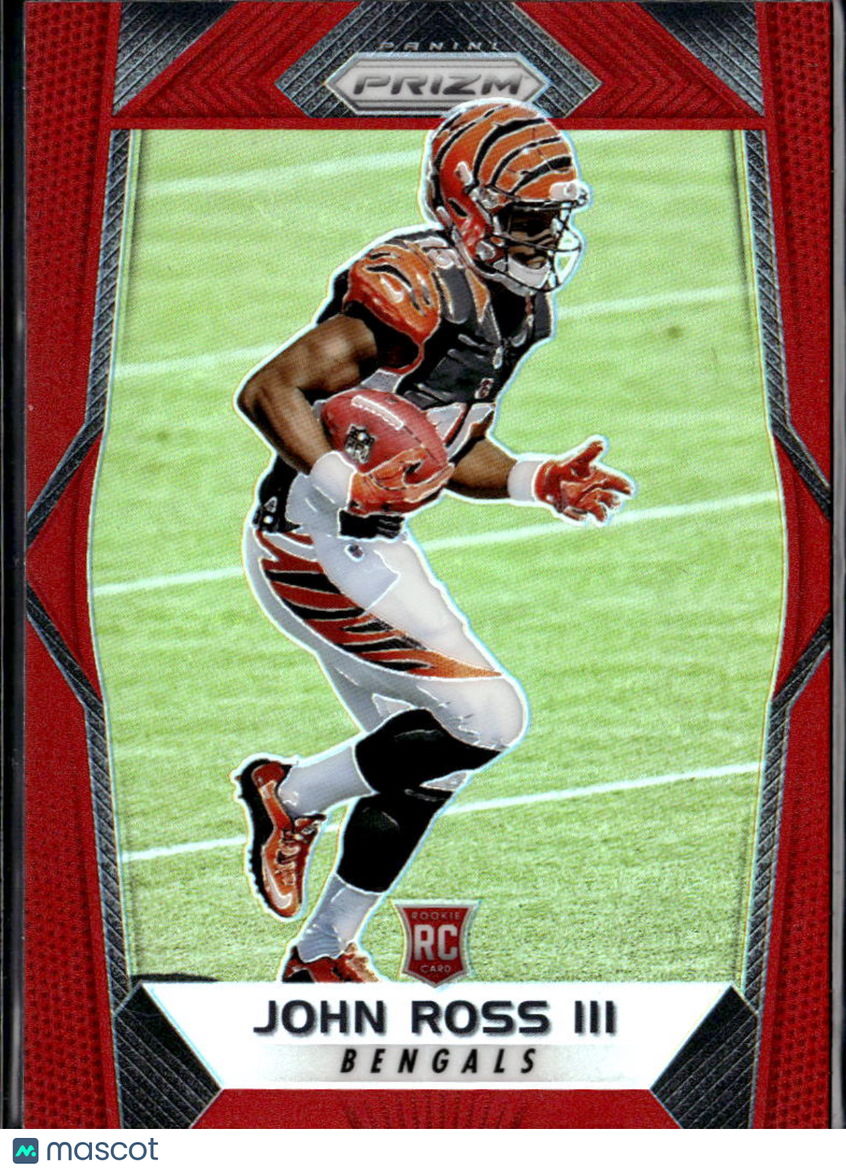 John Ross III 2017 Prizm Retail Red Prizm SSP Rookie RC Cincinnati Bengals