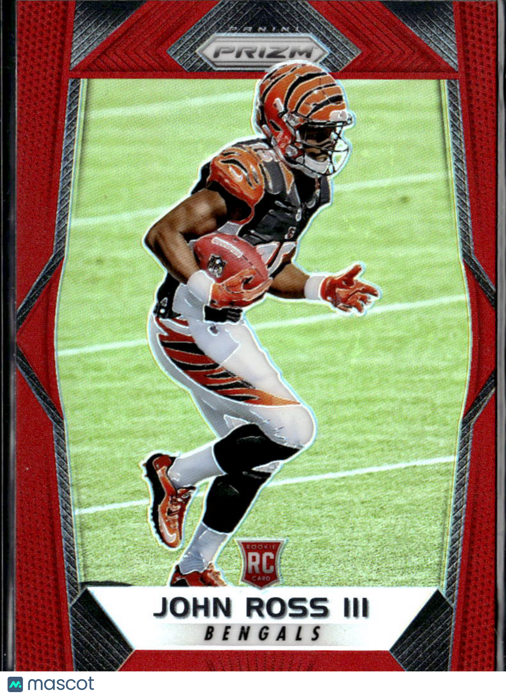 John Ross III 2017 Prizm Retail Red Prizm SSP Rookie RC Cincinnati Bengals