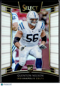 Quenton Nelson 2019 Select White Prizm Rookie RC 54/75 Indianapolis Colts