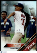 Mo'ne Davis 2016 Topps Chrome First Pitch Refractor Boston Red Sox