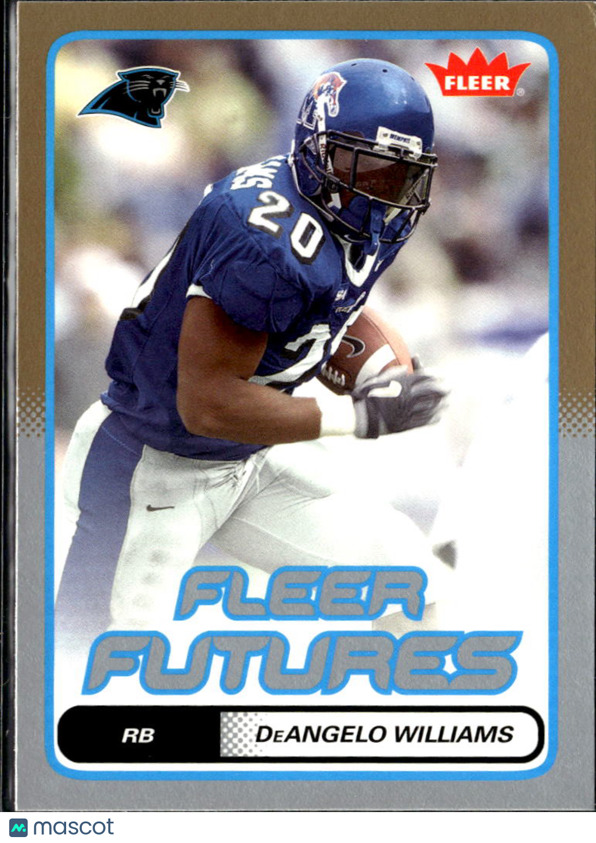 DeAngelo Williams 2006 Fleer Fleer Futures GOLD SSP RC Rookie Memphis Panthers