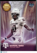 Marcel Reed 2025 Bowman Chrome Dean's List Texas SSP CASE HIT A&M Aggies