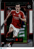 Álvaro Carreras 2025 Topps Museum Collection RC Red /25 SL Benfica