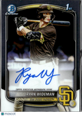 Ryan Wideman 2025 Bowman Chrome 1st Auto Autograph San Diego Padres