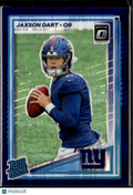Jaxson Dart 2025 Optic Rated Rookie Purple Shock Prizm RC New York Giants
