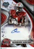 Quinshon Judkins 2024 Bowman's Best Auto Autograph RC Ohio State Buckeyes