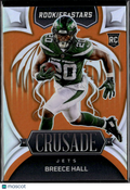 Breece Hall 2022 Rookies & Stars Crusade Orange Rookie 11/25 New York Jets